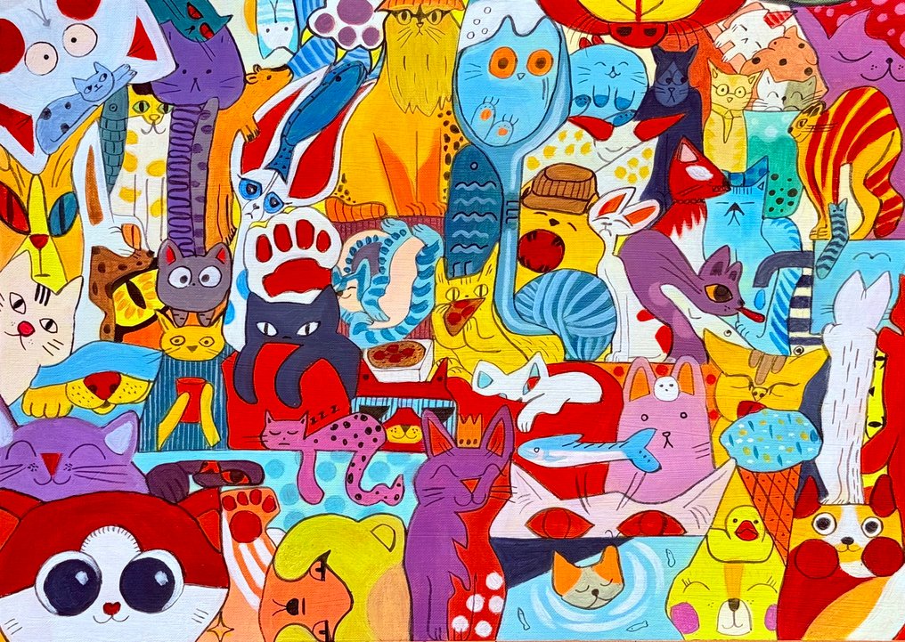 LIMEN - XXL Cat Kaleidoscope IV #1.0