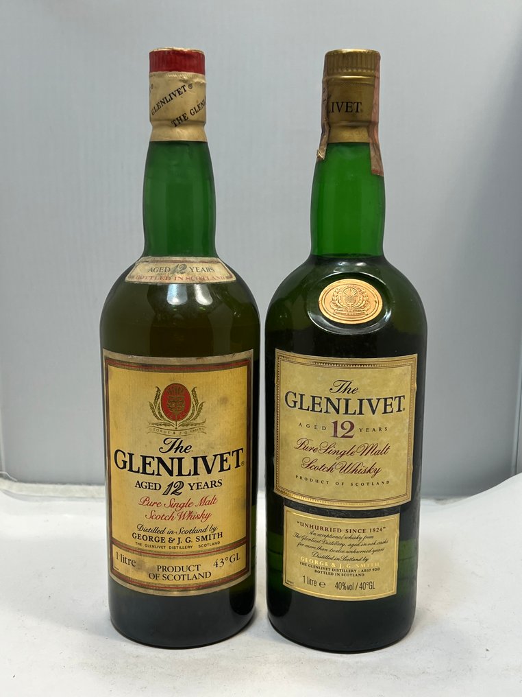 The Glenlivet  - b. 1970s, 1990s - 1 Litre - 2 瓶 #1.0