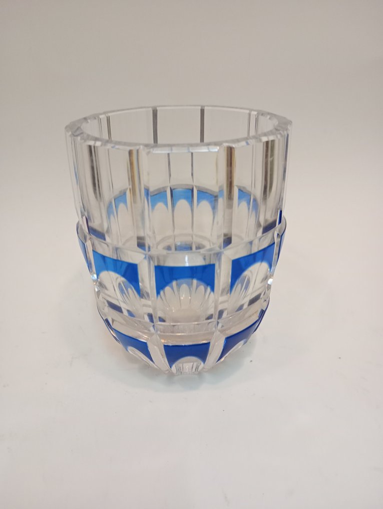 Val Saint Lambert - Charles Graffart - 花瓶 -  Charles Graffart  - 水晶 - Le Clercq geslepen krista #1.0