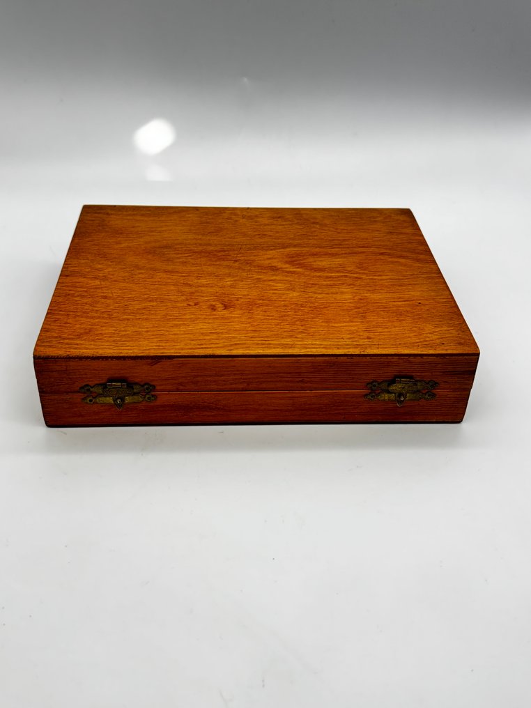 Vintage Cutlery Set – 6 Knives & 6 Forks in Presentation original Box - Besteck (12) - Versilbert #3.2