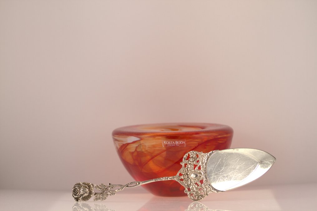 GAB - Tavă tort - .830 argint - 1960-1970 #1.0