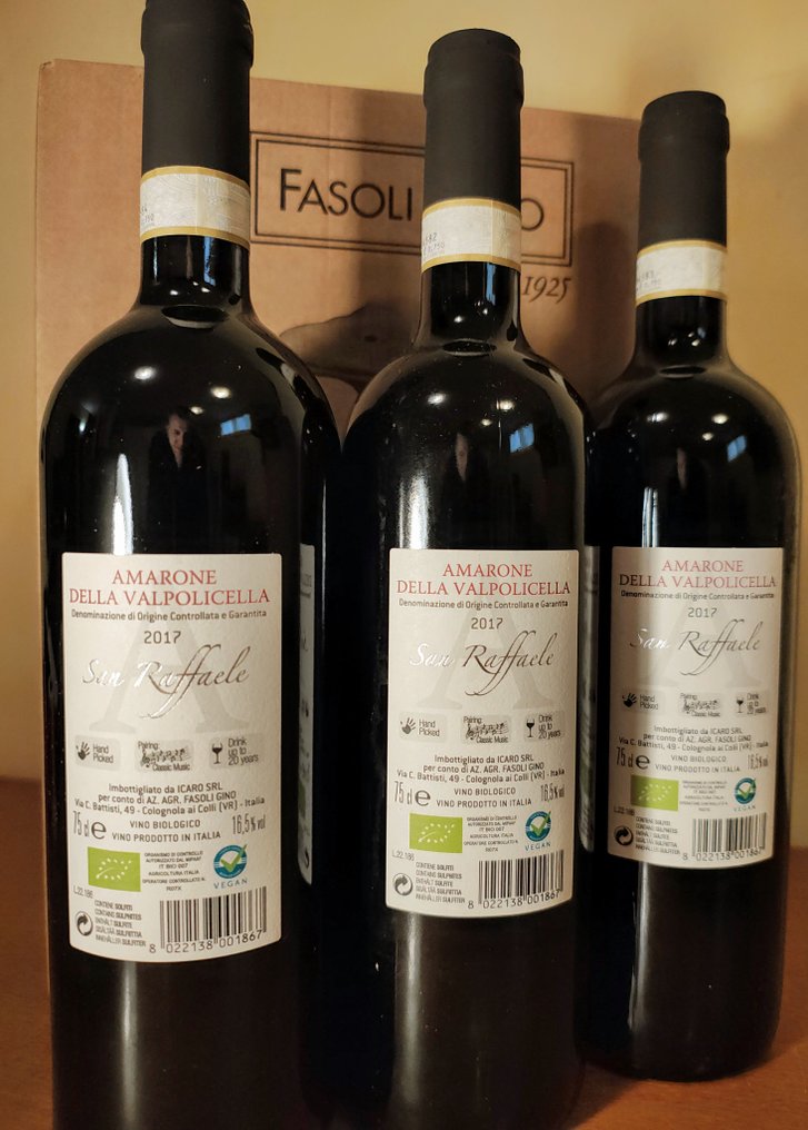 2017 San Raffaele Fasoli Gino - Amarone della Valpolicella DOCG - 3 Bottles (0.75L) #4.3