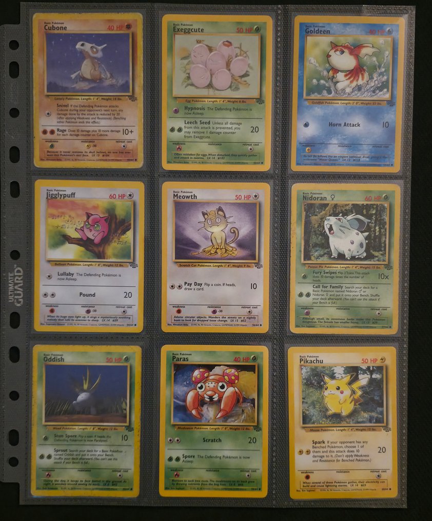 Pokémon - 45 Card - Kangaskhan, Venomoth, Hypno, Kabutops, Toops - WOTC - Jungle, Fossil #3.2