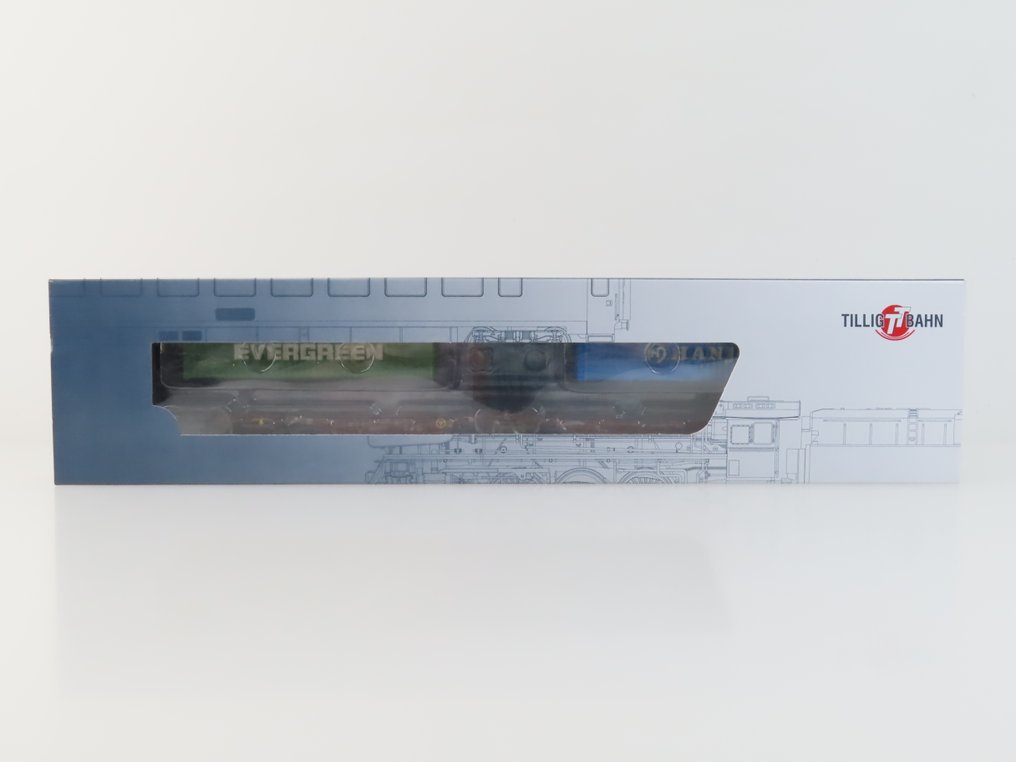 Tillig TT Bahnen TT - 18071 - Model train freight carriage (1) - Double six-axle container carrier - GYSEV Cargo #4.3