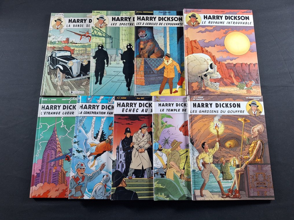 Harry Dickson T1 à T9 - 9x C - 9 Album - Prima edizione - 1986/2014 #1.0