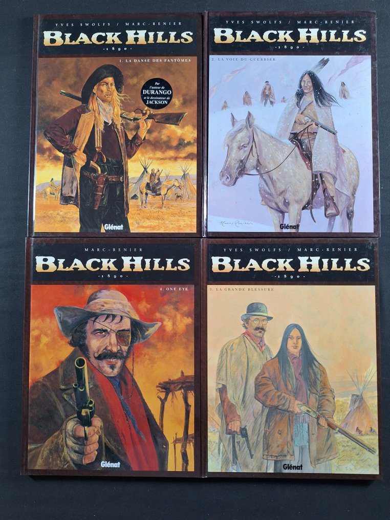 Black Hills 1890 T1 à T4 - Série complète - 4x C - 4 Album - Primeira edição - 1999/2005 #1.0