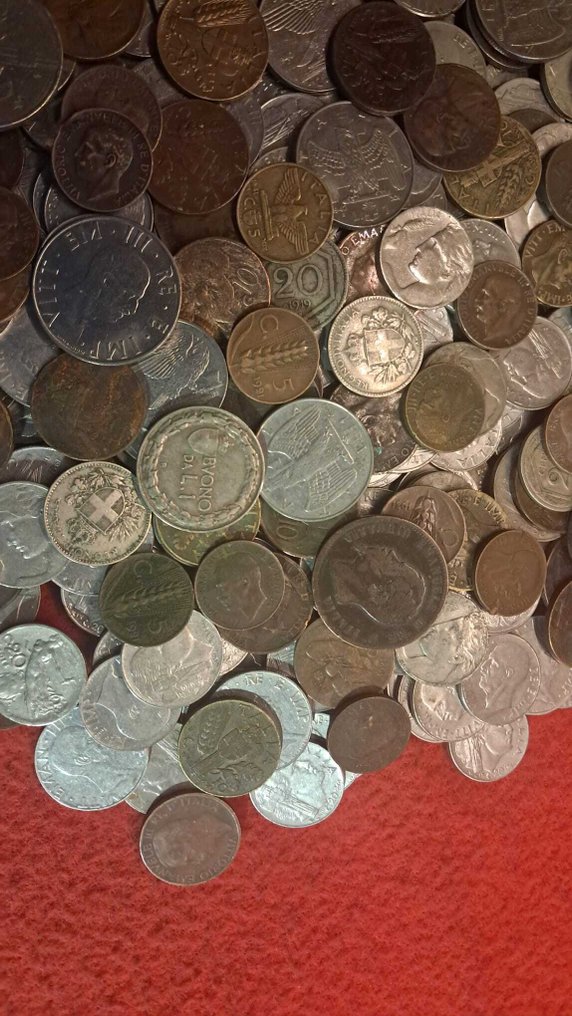 Italia, Kongeriket Vittorio Emanuele III. Lotto 600 monete miste - fine 1800/inizio 1900 (Ingen reservasjonspris) #4.3