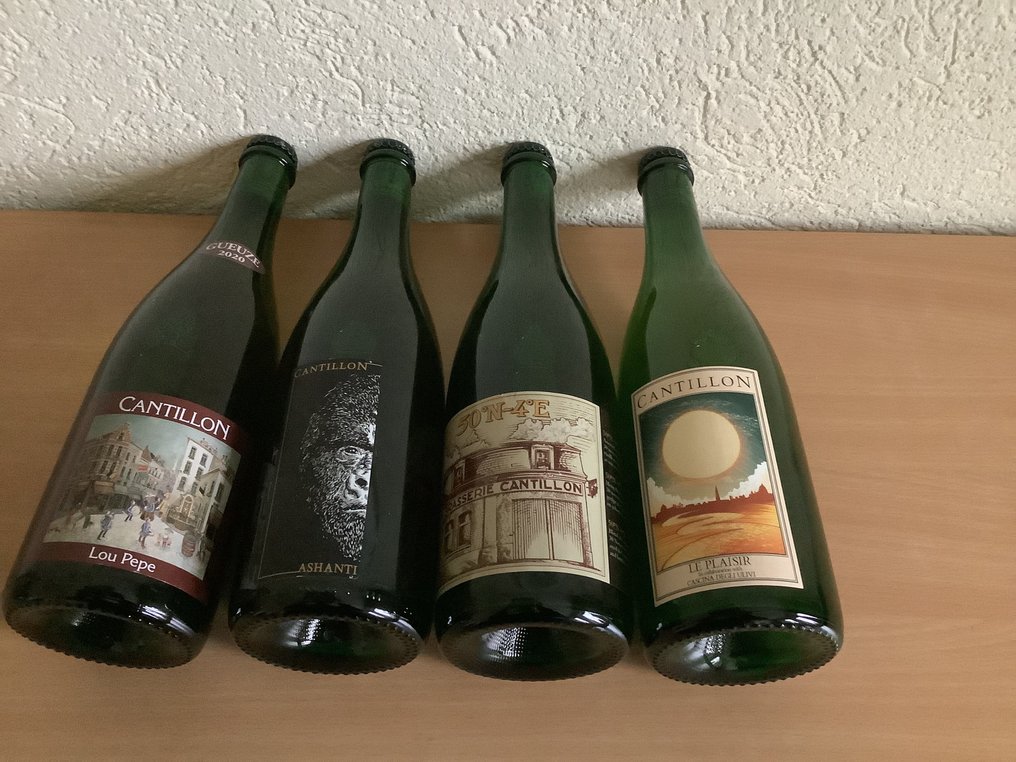 Cantillon - Lou Pepe Gueuze 2020，Ashanti 2023，50°N-4°E 2019，Le Plaisir 2024 - 75厘升 -  4 瓶  #3.2