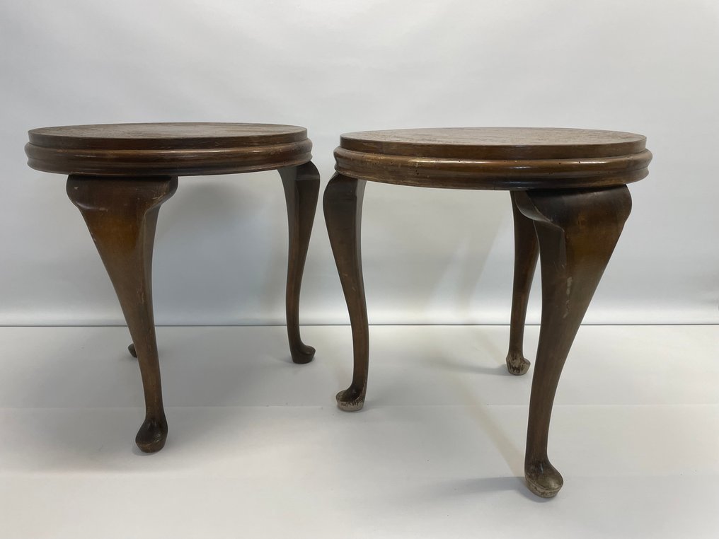 Chippendale Pflanzentisch / Blumentisch - Tavolino di servizio (2) - Tek #1.0