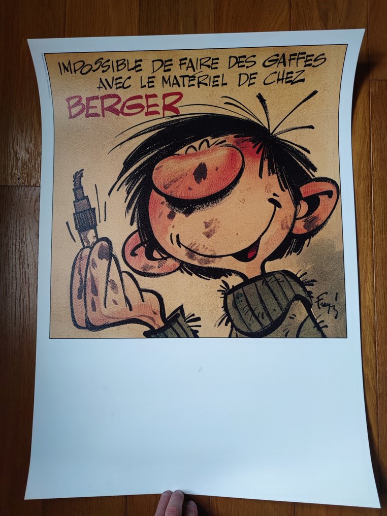 Franquin, André - 1 Offset Print - Gaston - Le bon berger #1.0
