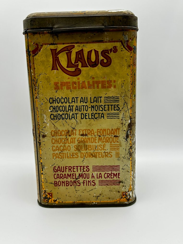 Klaus’s; Blooker’s; Droste - 锡盒 (3) - 锡 - 古董锡罐 #3.2