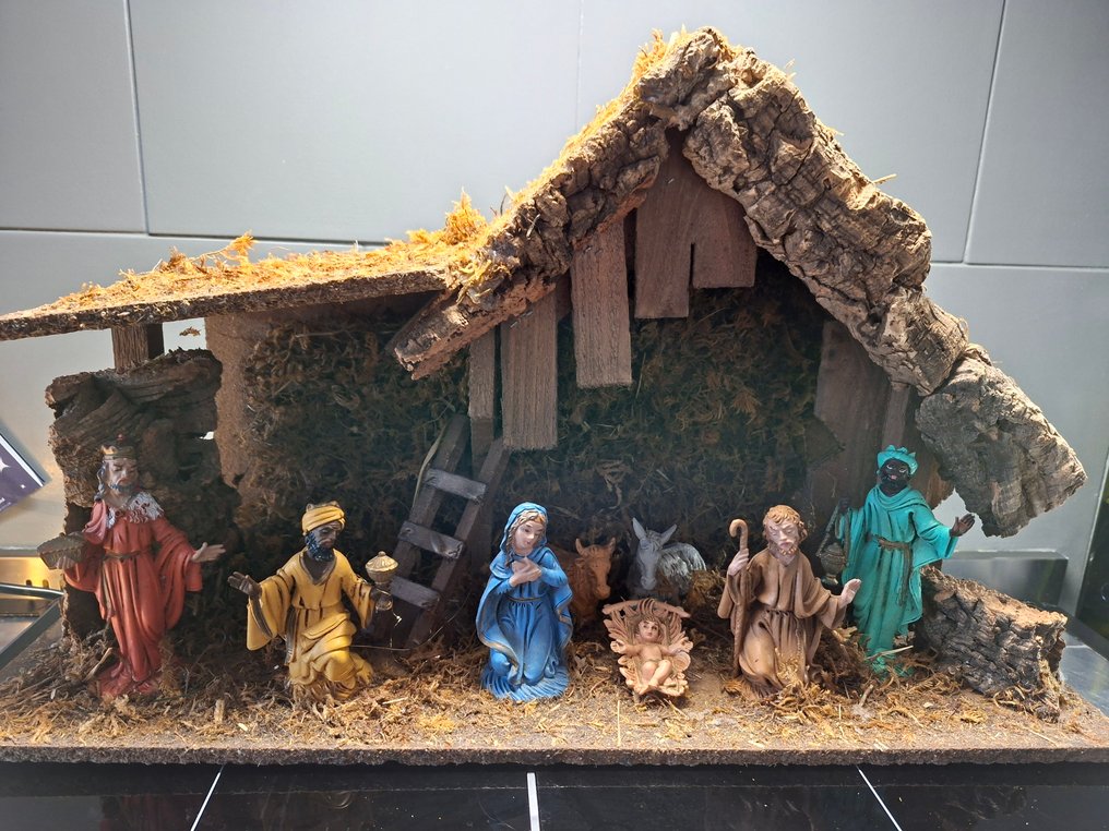 Kerststal - Juledekoration - Træ #3.2