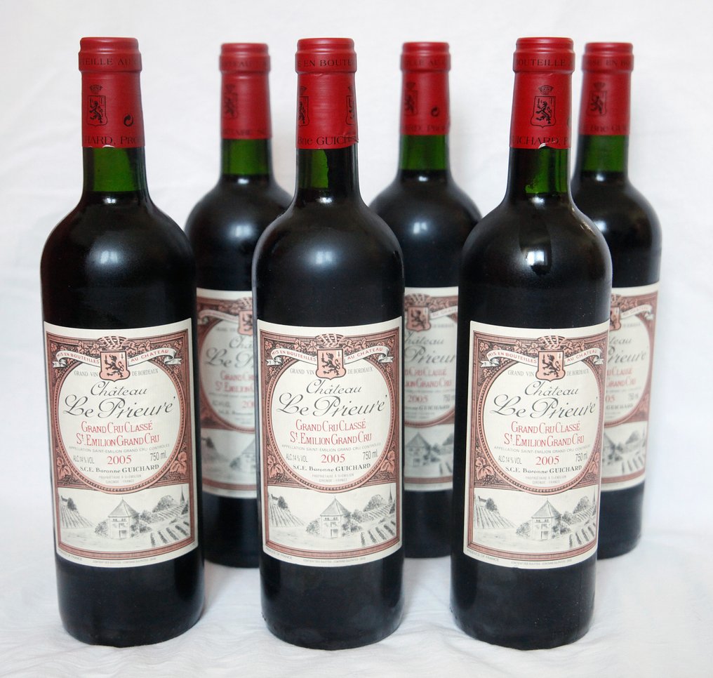2005 Chateau Le Prieure - Saint-Émilion Grand Cru Classé - 6 Bottles (0.75L) #1.0