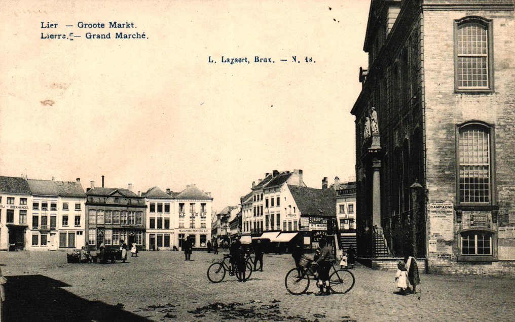 比利时 - 城市和景观 - 安特卫普省 - 配备更好的地图 - 明信片 (135) - 1901-1960 #3.2