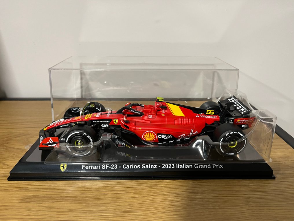 Altaya 1:24 - Model raceauto - Ferrari SF-23 - Carlos Sainz 2023 - GP Italië 2023 #4.3
