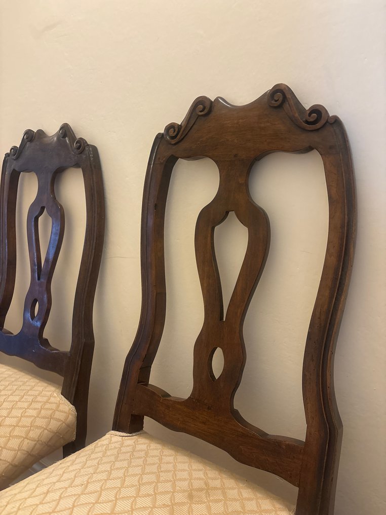 椅 (4) - 木 - 四把餐桌椅 #2.1