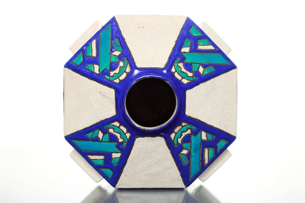 Keramis Boch - Charles Catteau - Vase - D.1195 - Fajance #4.3