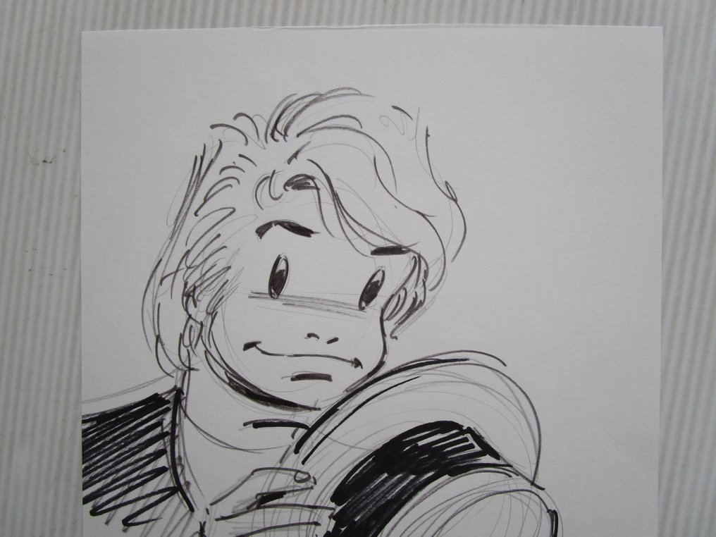 Dany - 1 Original colour drawing - Roze Bottel, / Olivier Rameau - opdrachttekening - 1995 #1.0