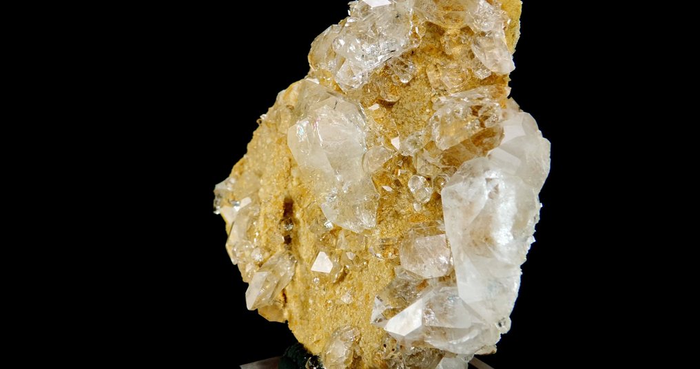Quartz on Calcite-coated marble - Villette quarry, Aime, Tarentaise, Alps, France - Height: 15.0 cm - Width: 9.5 cm- 485 g #2.1