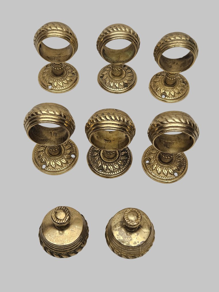 楼梯扶手支架  (8) - 鑄造黃銅 - 船绳楼梯扶手 #1.0