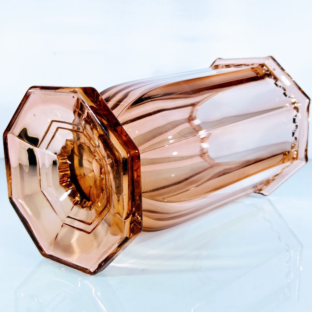 Val Saint Lambert - Charles Graffart & René Delvenne - 花瓶 -  Luxval 1935 - “迪克”  - 玻璃 #4.3