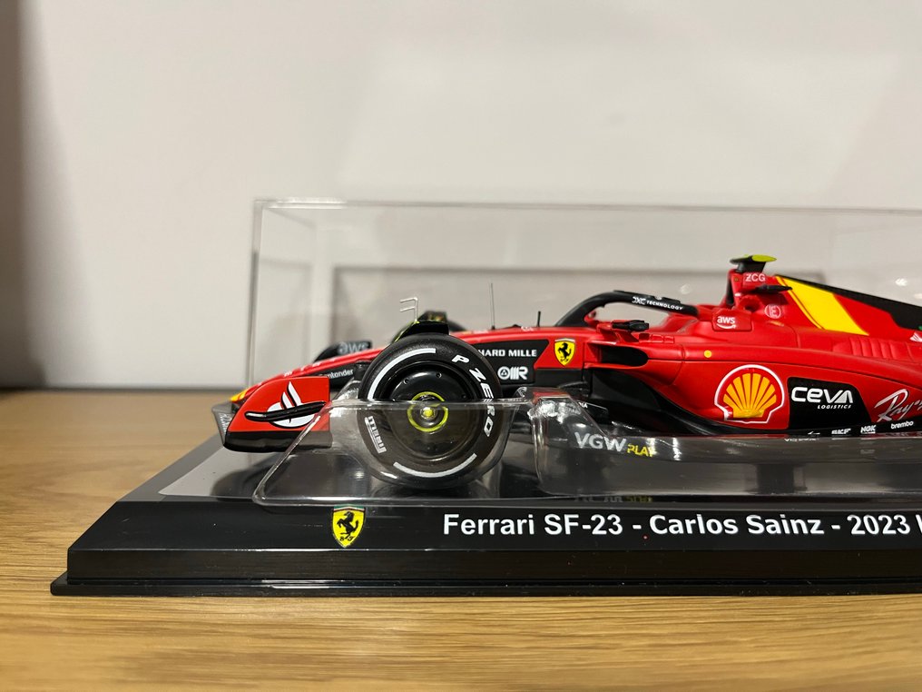 Altaya 1:24 - Model raceauto - Ferrari SF-23 - Carlos Sainz 2023 - GP Italië 2023 #2.1
