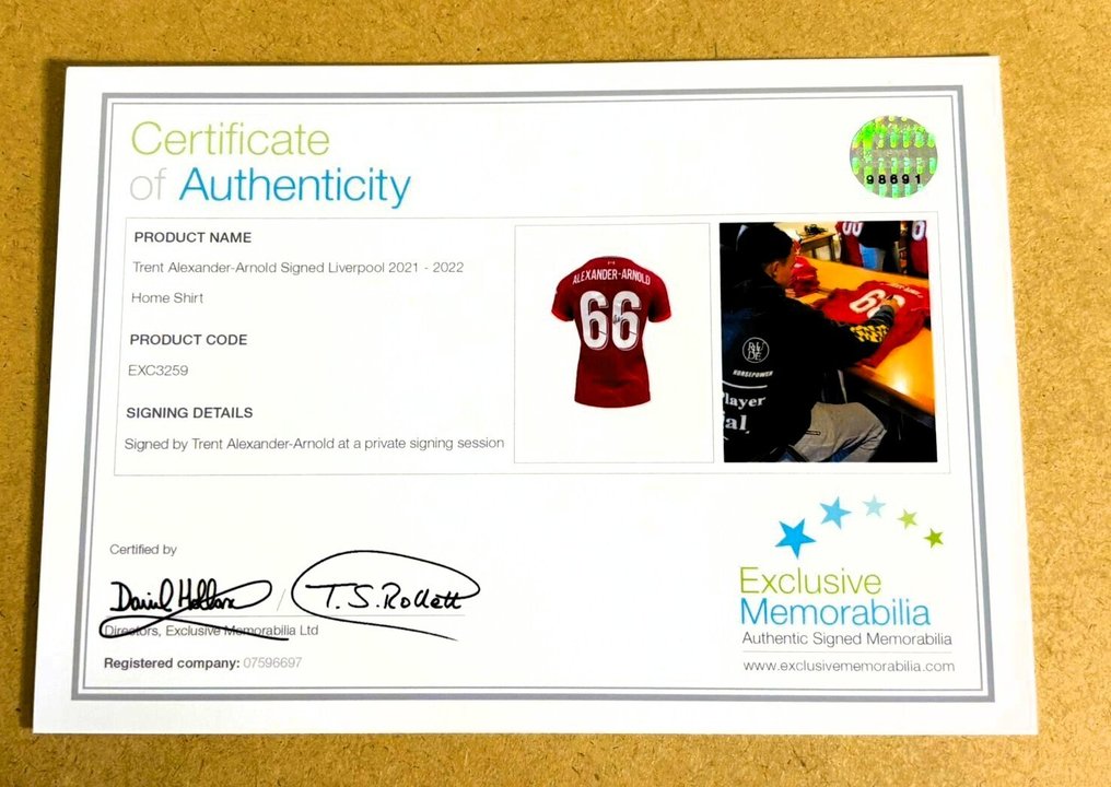Liverpool - Premier League - Trent Alexander-Arnold - Premium Frame – Museum Quality - 2021 - Maillot #2.1