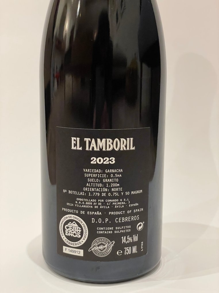 2023 Comando G, El Tamboril - Tinto Navatalgordo - 格雷多斯山脉,D.O.P. 塞布雷罗斯 - 1 Bottle (0.75L) #2.1