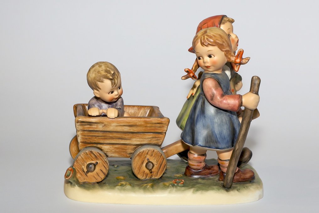 Goebel - Hummel 177 III con Box - Statuette, “Pleasant Journey” - TMK6 - 15 cm - Porcelain - 1987 #1.0
