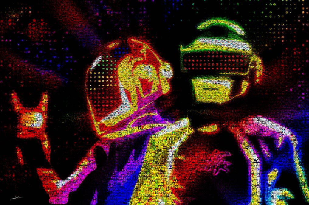 David Law - Crypto Daft Punk - Format XL - 60x90 #1.0