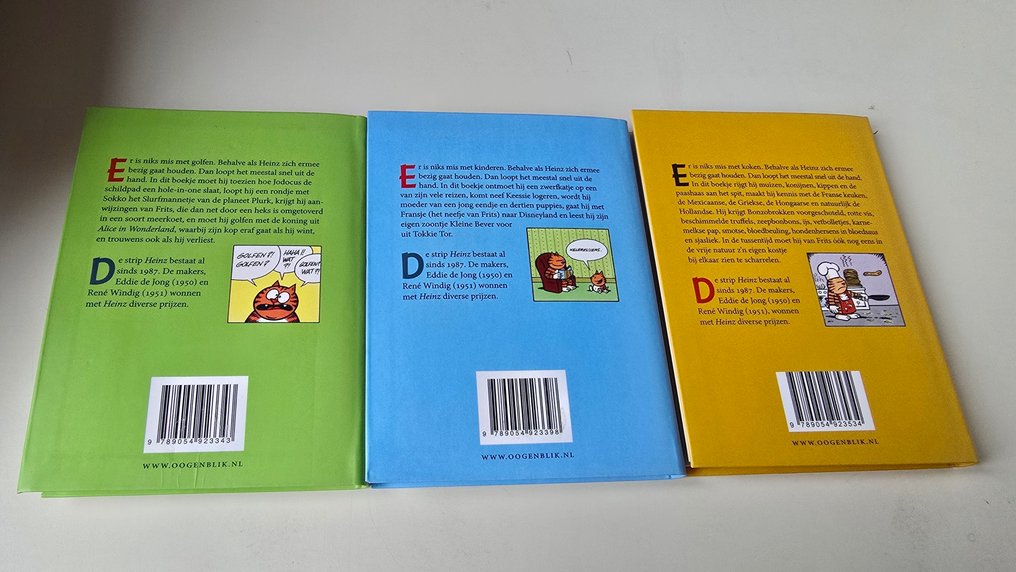 Heinz 1 t/m 9 - Complete reeks niks mis mee + opdrachttekening - 9 Album - Ensipainos - 2011/2013 #2.1