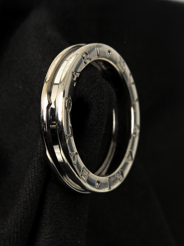 Bvlgari - Sormus - B.zero 1 - 18 kt. Valkokulta - Bulgari vyö #3.2