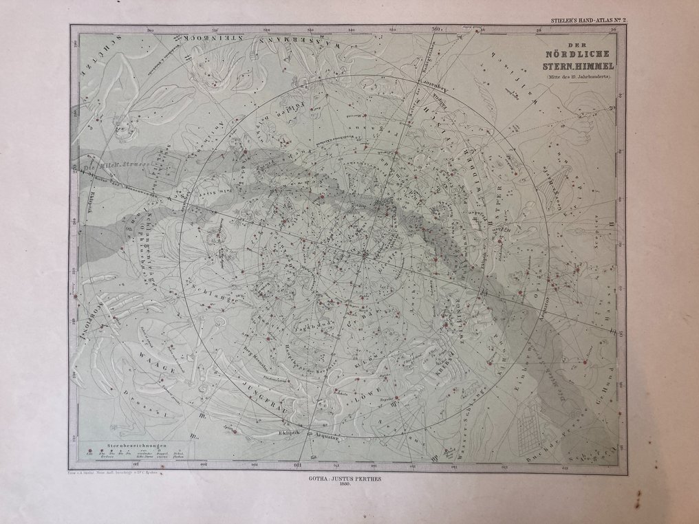 Allemagne - Monde; Justus Perthes - Stielers Hans Atlas - 1881-1900 #1.0