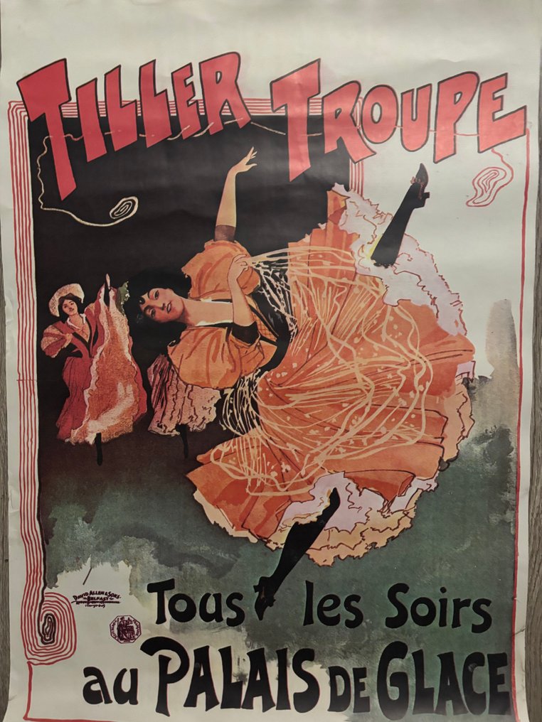 John Hassall (1868-1948) - Tiller Troupe – Palais de Glace, Belle Époque - 1970s #1.0