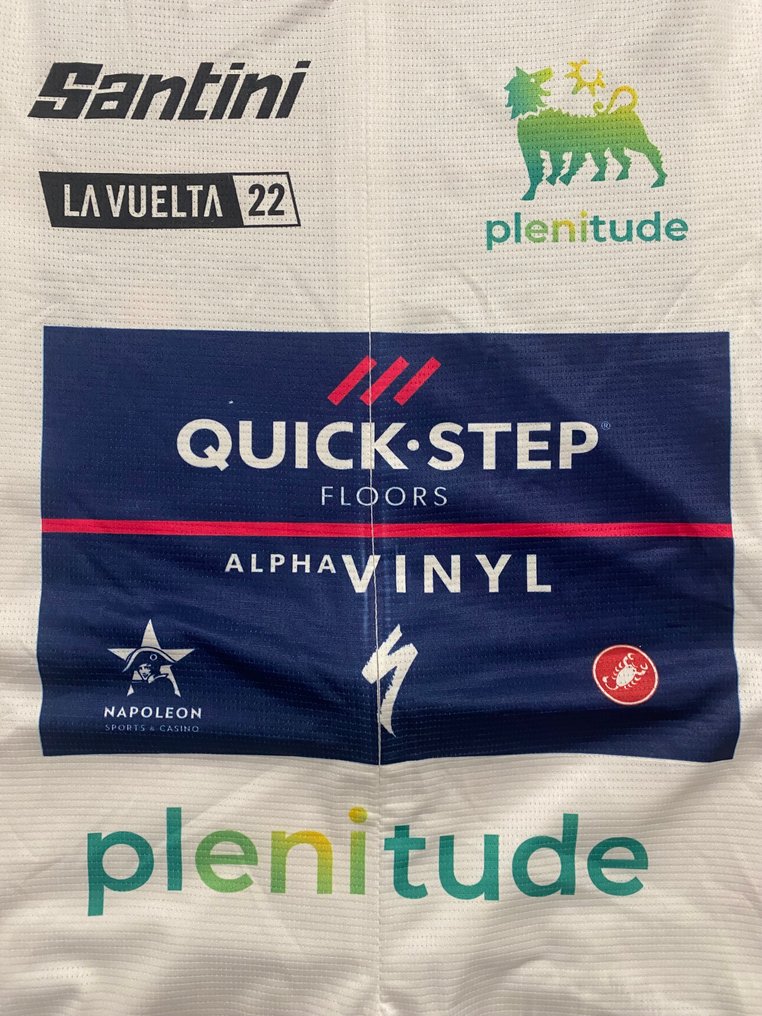 Quick Step - Cycling - Remco Evenepoel - 2022 - Μπλούζα ποδηλασίας #1.0