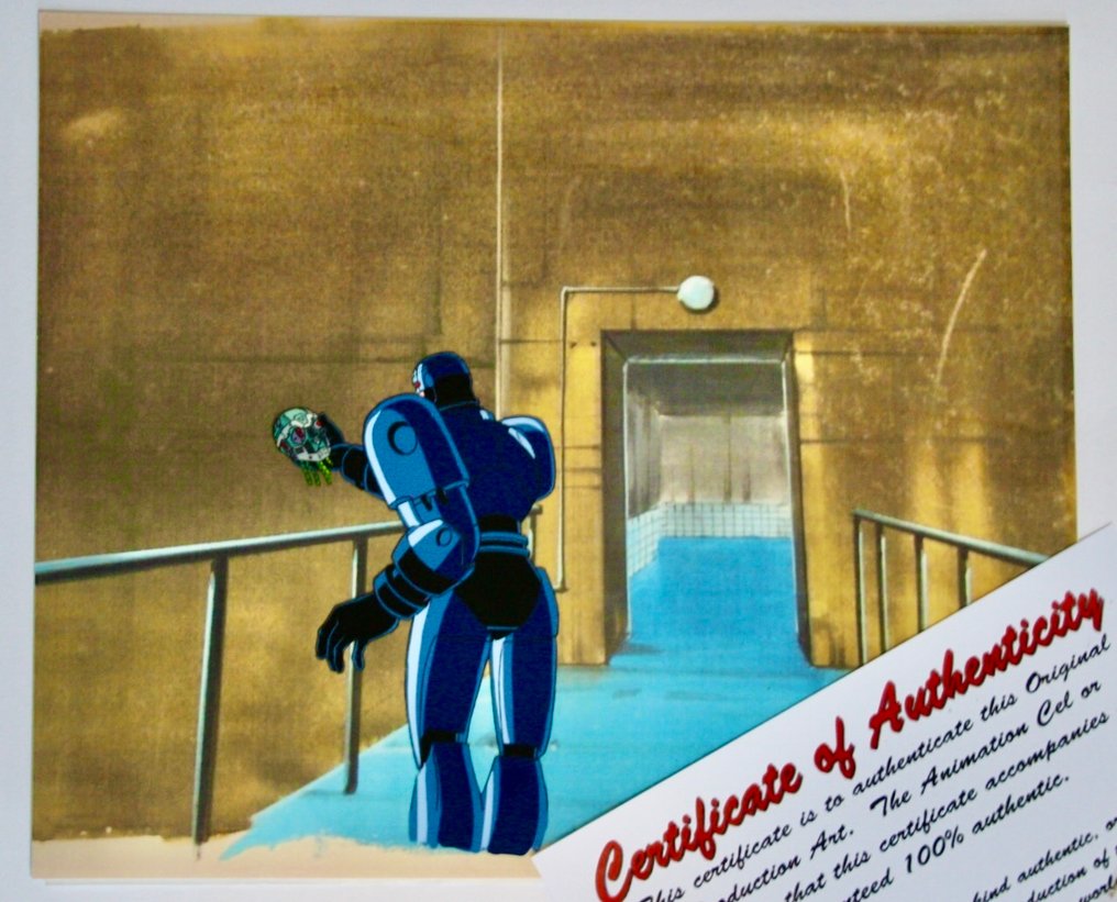 " ROBOCOP " Alpha Comando Eredeti animációs gyártási cel - with COA - 1988 #2.1