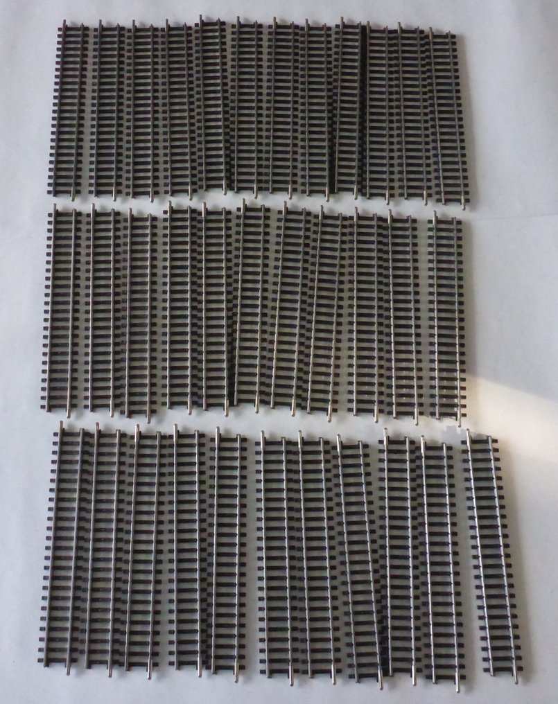 Märklin H0 - 2200 2202 2204 2209 2221 2224 2251 - Model train tracks (67) #1.0