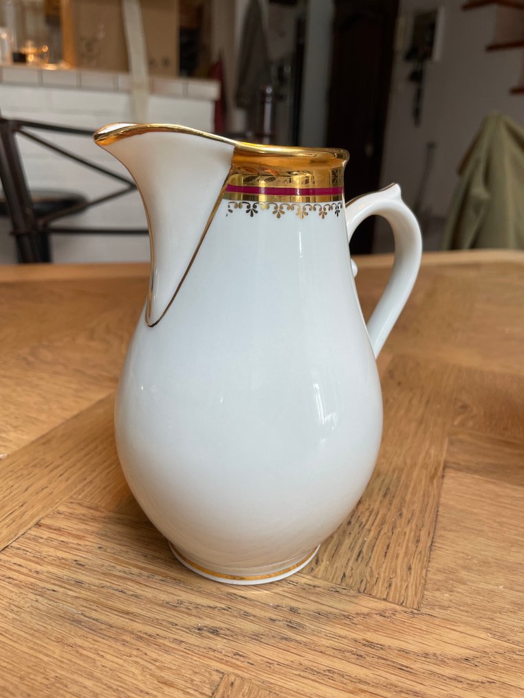 Lourioux - Coffee set for 10 (10) - Porcelain - Porcelaine Lourioux #4.3