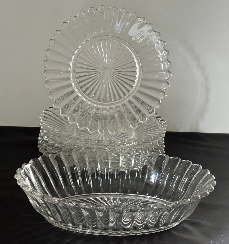 Val Saint Lambert - 盘子 (7) - Sevice RSL - 玻璃 - 盘子和盘子 #4.3