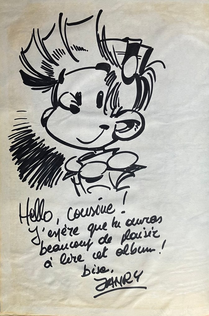 Spirou et Fantasio T33 - Virus + dédicace - C - 1 Album - First edition - 1986 #1.0