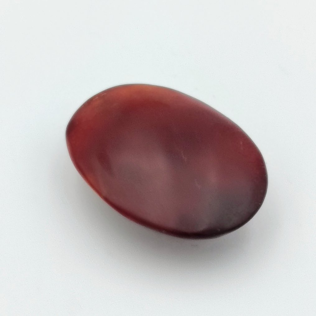 古代中亚，丝绸之路 带纹玛瑙 护身珠符与邪眼 - 35 mm #3.2