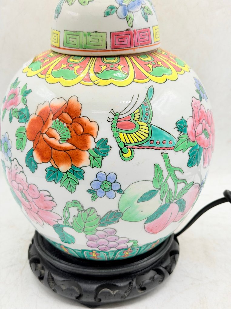 台灯 - 陶瓷, 木 - 花瓶 #3.2