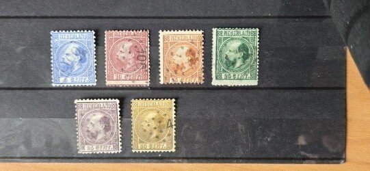 Hollandia 1867 - Koning Willem 3 - nr 7-12 #1.0