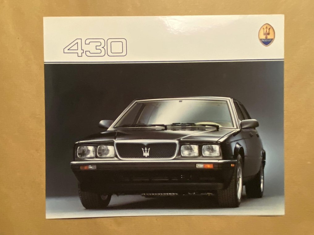 Brochure - Maserati - 430 #1.0
