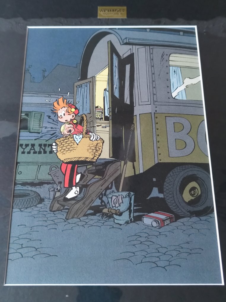 Franquin, André - 1 Offset Print - Spirou et Fantasio - La Foire aux gangsters - 2021 #3.2