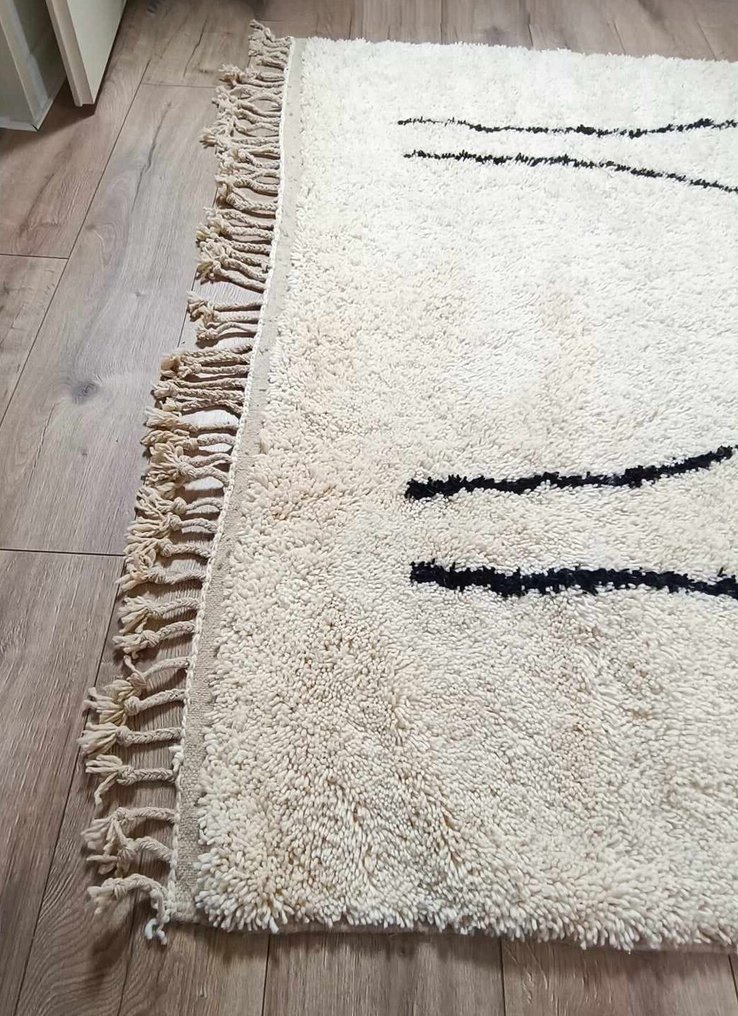 Berbertæppe, gulvtæppe Beni Mellal-tæppe - Tæppe - 302 cm - 202 cm - #B16.11 #3.2
