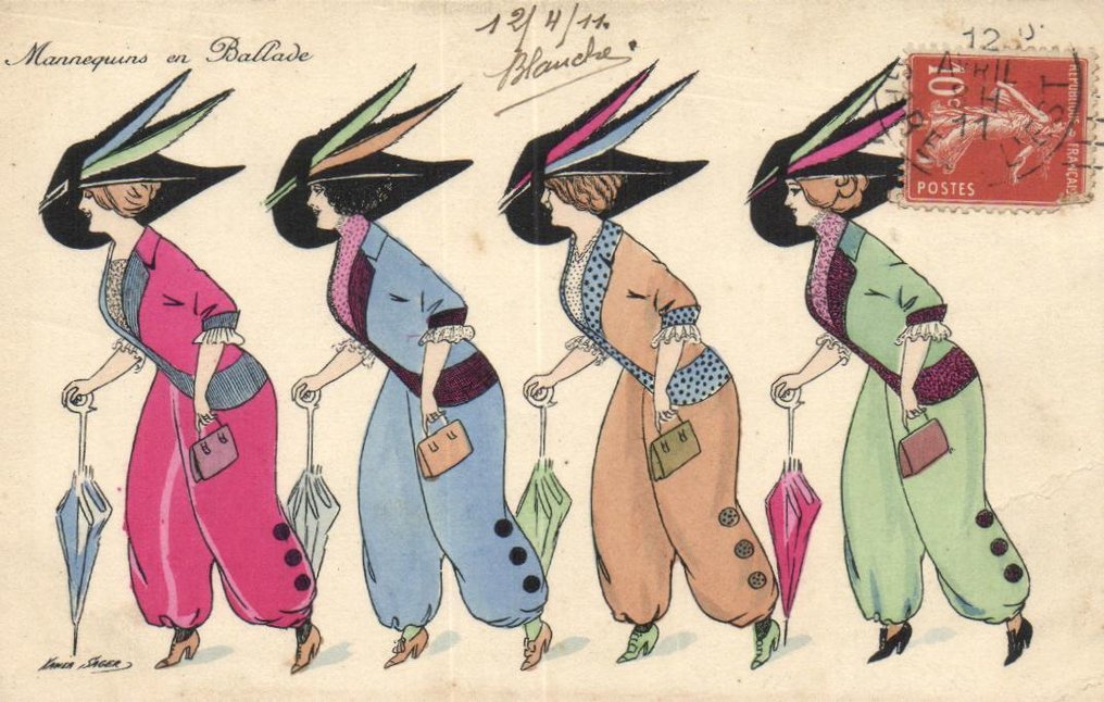 Illustratör Xavier Sager - Trevlig samling - Ofta Glamour, Mode, etc. - Art Deco - Art Nouveau - Vykort (40) - 1900-1930 #2.1