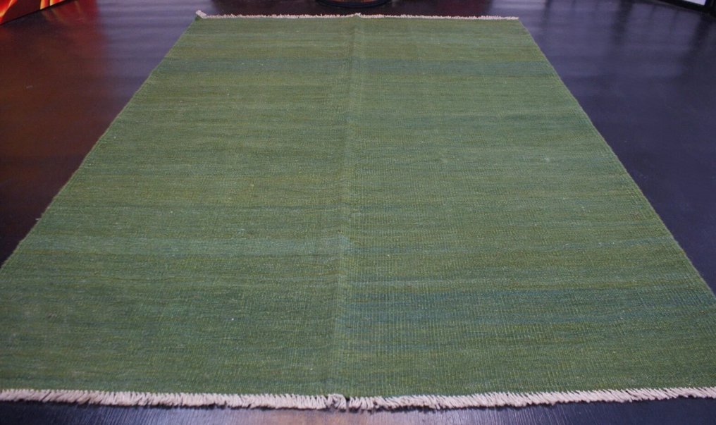 Håndvævet tyrkisk Kelim tæppe uld nyt - Tæppe - 197 cm - 149 cm #1.0