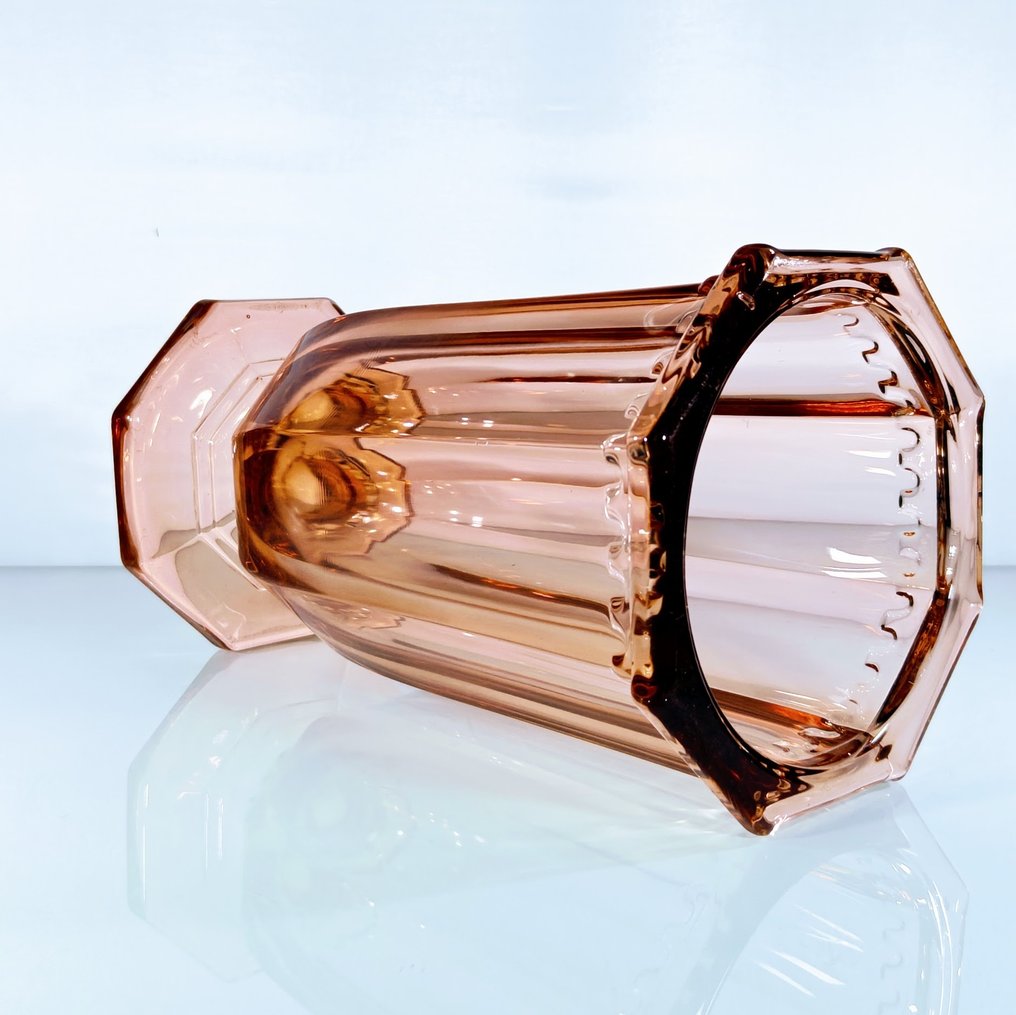 Val Saint Lambert - Charles Graffart & René Delvenne - 花瓶 -  Luxval 1935 - “迪克”  - 玻璃 #3.2