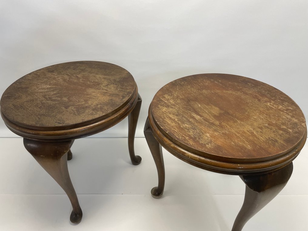 Chippendale Pflanzentisch / Blumentisch - Tavolino di servizio (2) - Tek #3.2